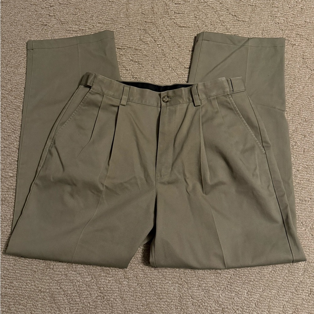 L.L. Bean Men's Khaki Chinos Comfort Waist